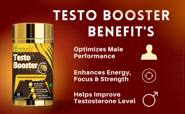 Vitaminnica Testo Booster- 60 Capsules