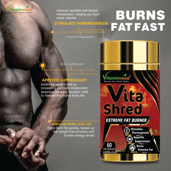 Vitaminnica Vita Shred Extreme Fat Burner- 60 Capsules