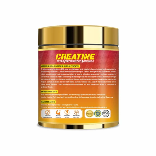 Vitaminnica Creatine Monohydrate Powder ORANGE