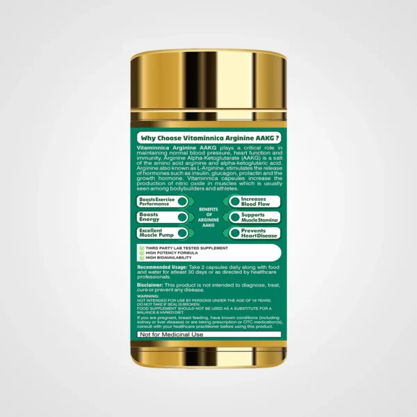 Vitaminnica PUMP EXPERT Arginine AAKG- 60 Capsules