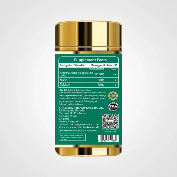 Vitaminnica PUMP EXPERT Arginine AAKG- 60 Capsules