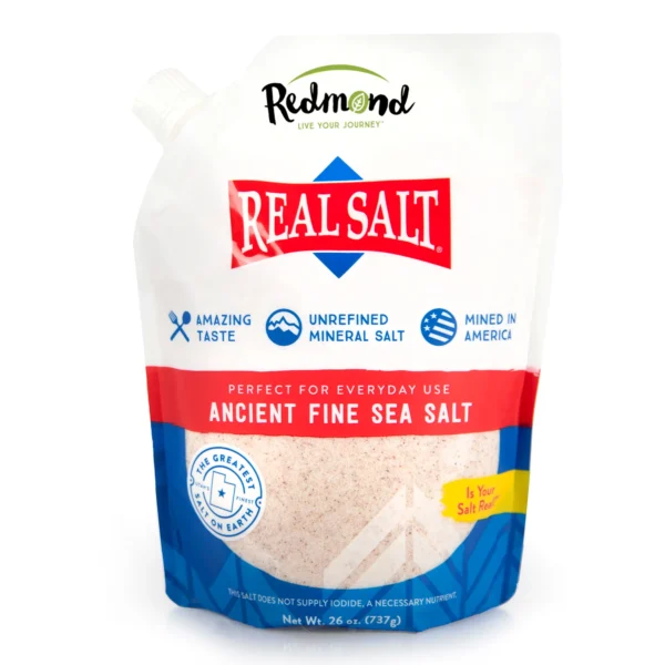 Real Salt® Fine Refill Pouch (26 Oz.)