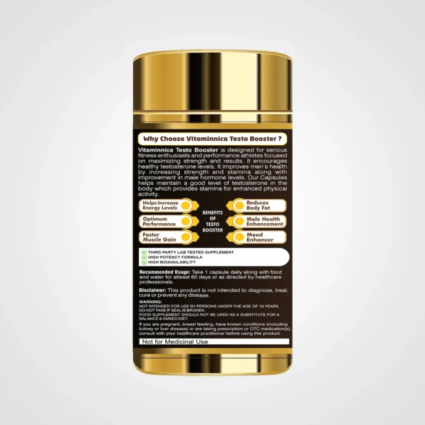 Vitaminnica Testo Booster- 60 Capsules