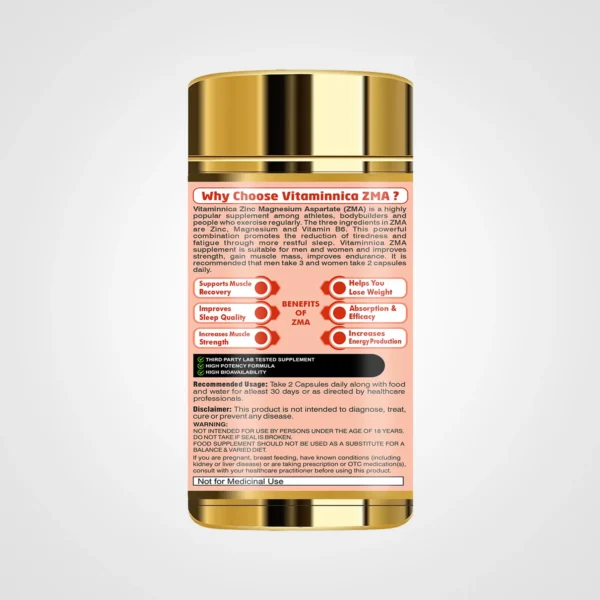 Vitaminnica ZMA - Sports Recovery- 60 Capsules