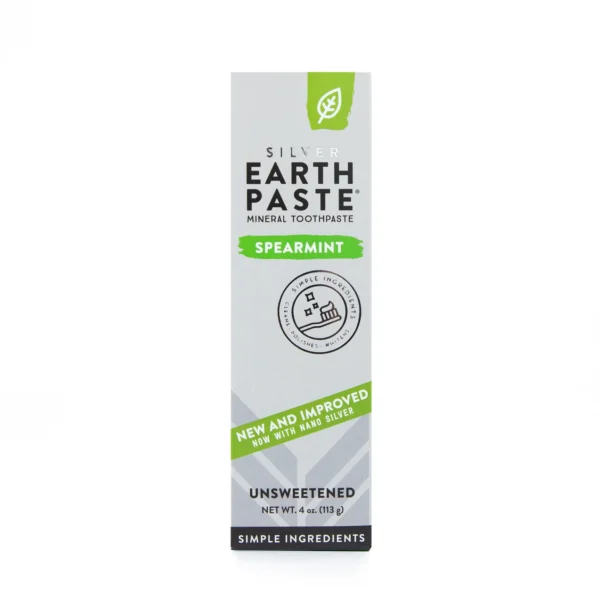 Redmond Earthpaste® With Silver  Unsweetened Spearmint