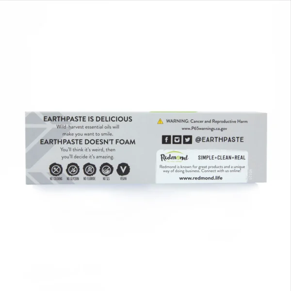 Redmond Earthpaste® With Silver  Unsweetened Spearmint